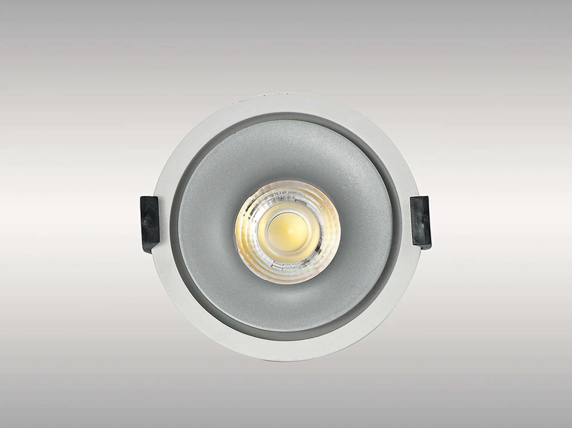 Bolor 9 Tridonic Powered 9W 3000K 840lm 24° CRI>90 LED Engine White/Silver Fixed Recessed Spotlight, IP20 DM202038  Dlux Bolor 9